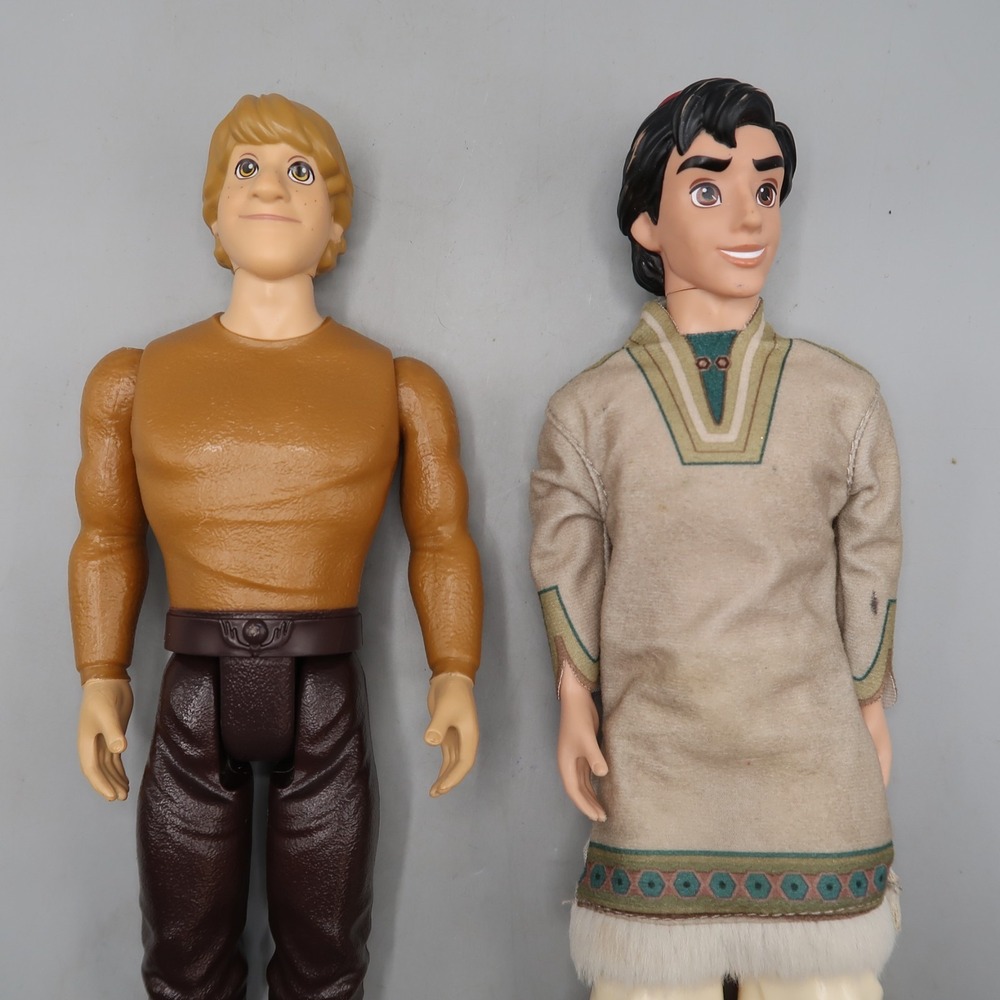 Disney Frozen Kristoff And Princess Aladdin 12" Fashion Boy Doll Lot